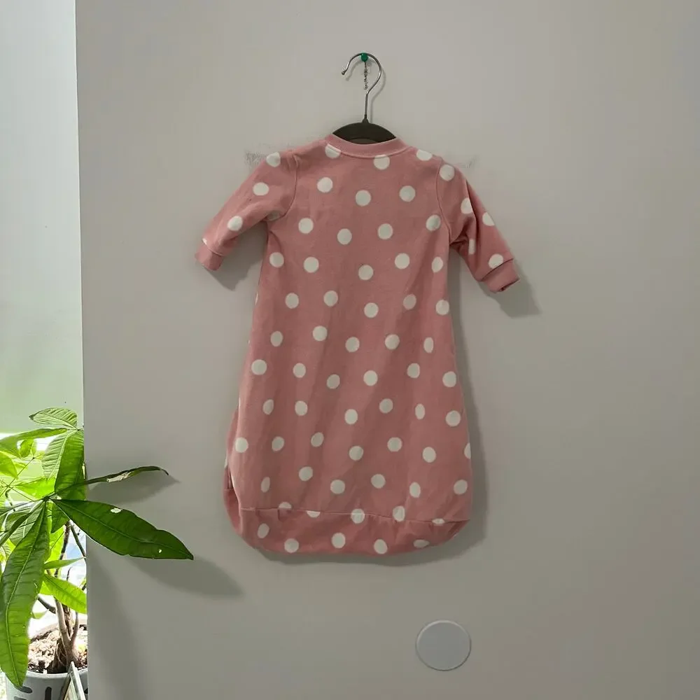 Carter's Baby Girl's Bunny Wearable SleepSack Blanket Size Medium 0-3 Months